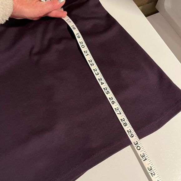 Bishop & Young strapless bodycon dress in deep plum color - M - Picture 8 of 9